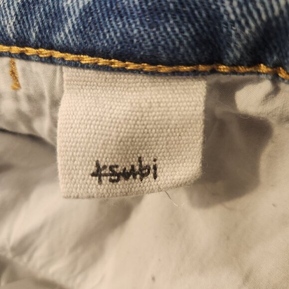 Ksubi Blue Van Winkle No Glory Jeans Disressed Skinny-fit Low-rise - Size 32 - Picture 11 of 12